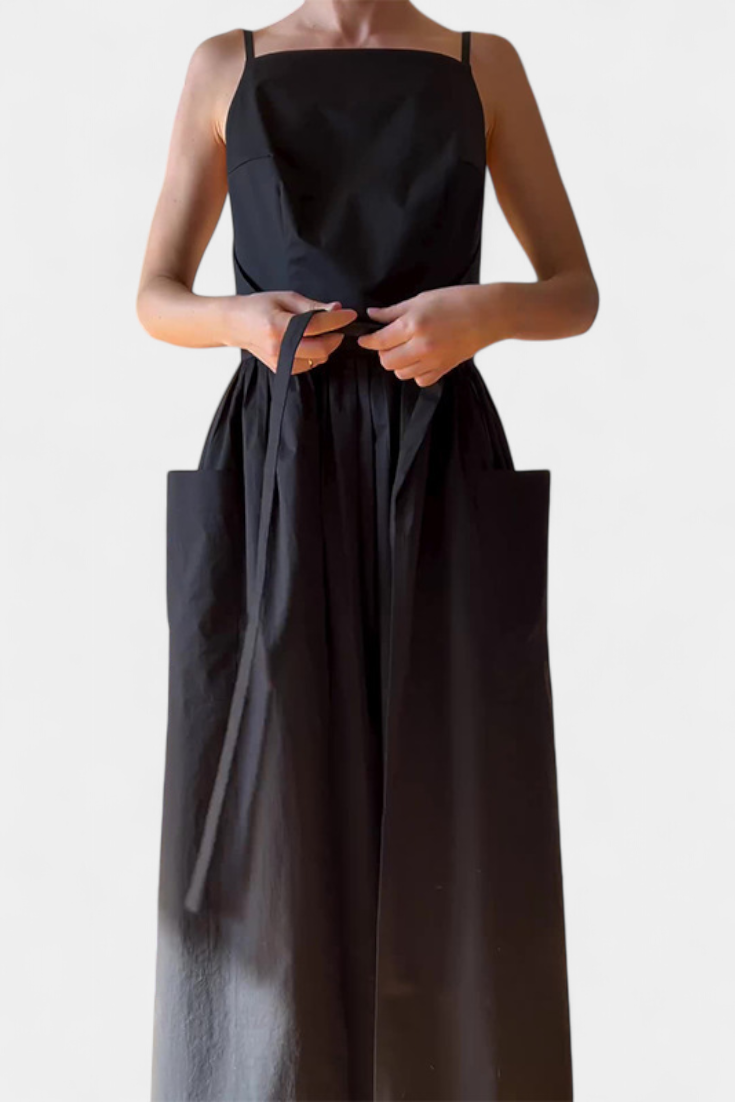 SERENA | Long Dress with Adjustable Straps for Romantic Style and Summer Comfort