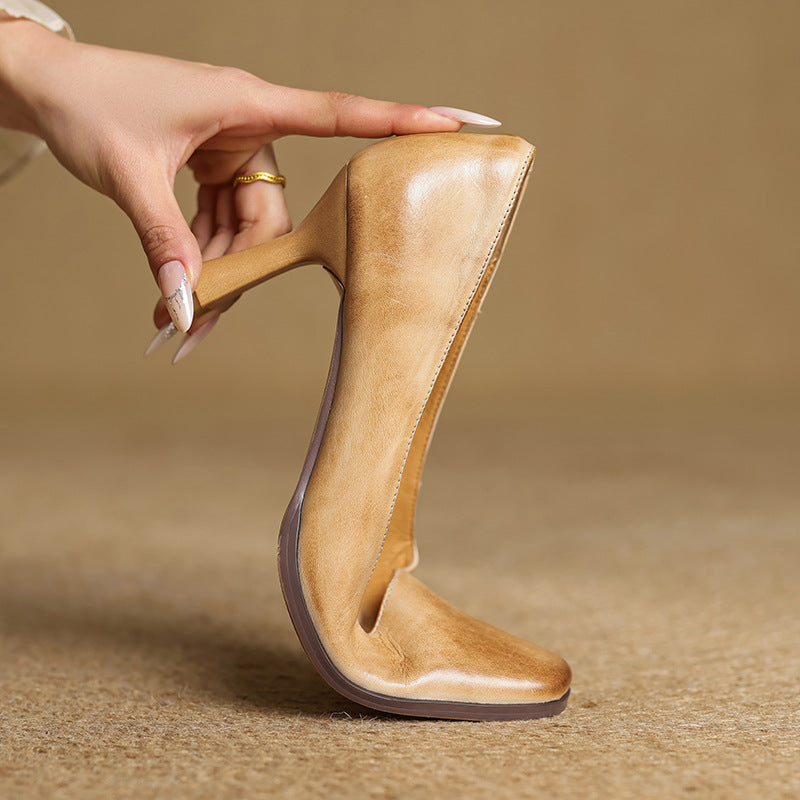 Elviera Leather Pumps