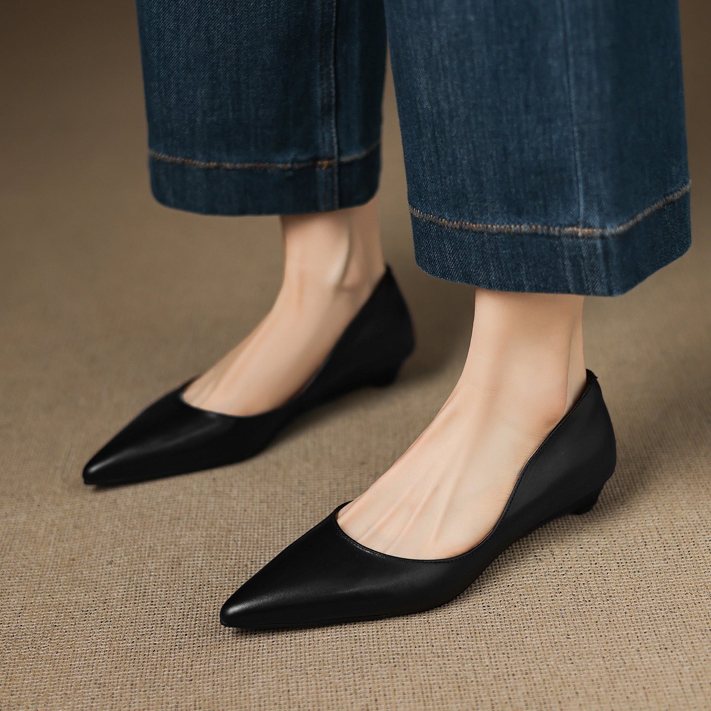 Genuine Leather Ballerinas Arla