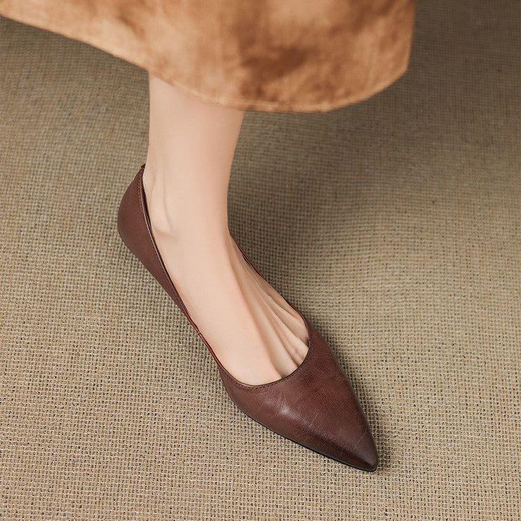 Genuine Leather Ballerinas Arla