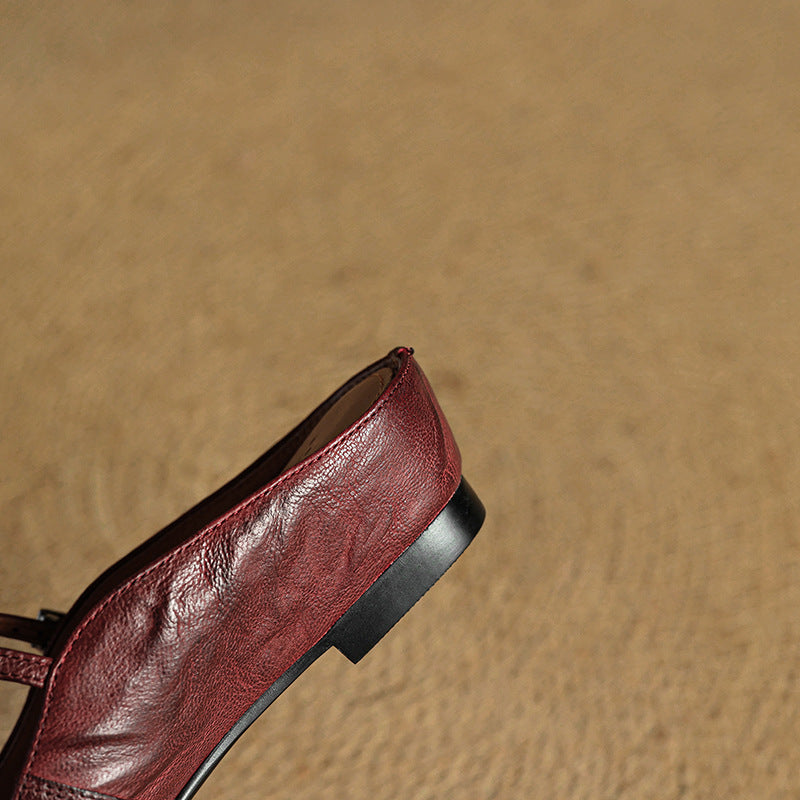 Vintage Real Leather Mules