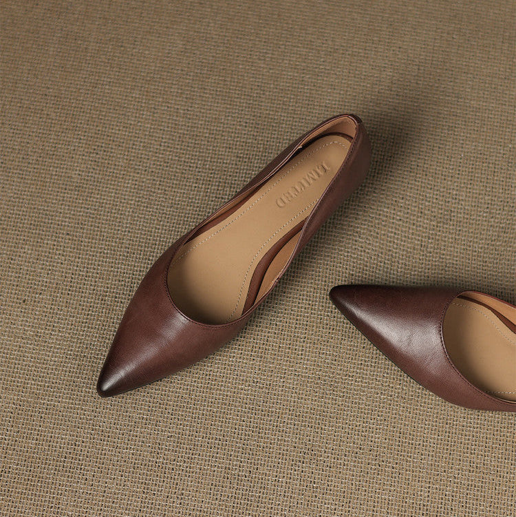 Genuine Leather Ballerinas Arla