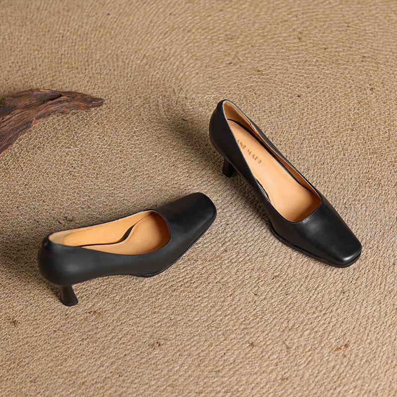Elviera Leather Pumps