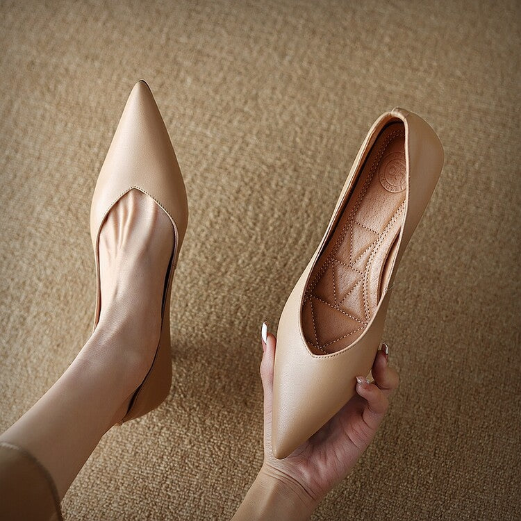 Glamour Line Real Leather Pumps