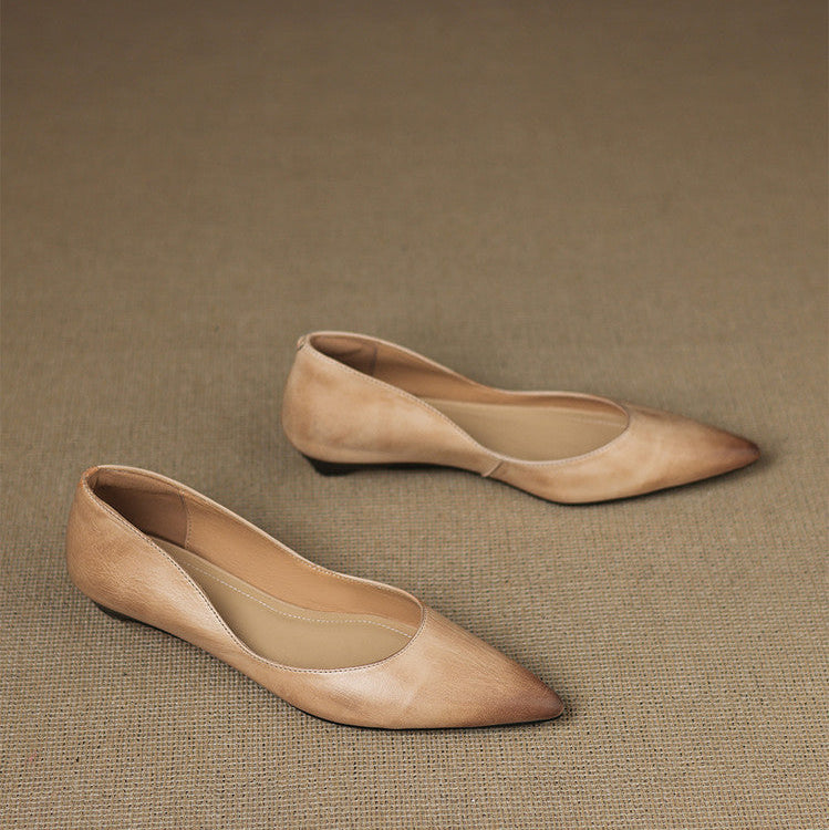 Genuine Leather Ballerinas Arla