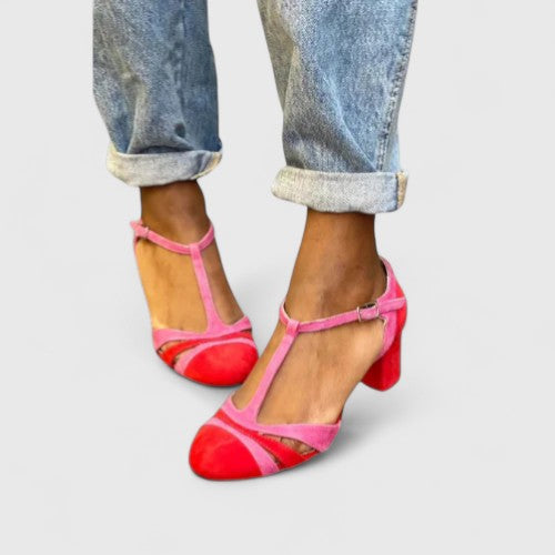 Feminine Luxe Real Leather Heels