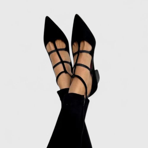 Elevated Elegant Real Leather Heels
