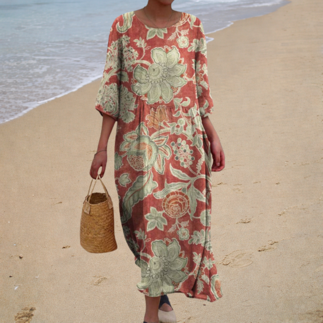 Bérénice | Long Floral Dress