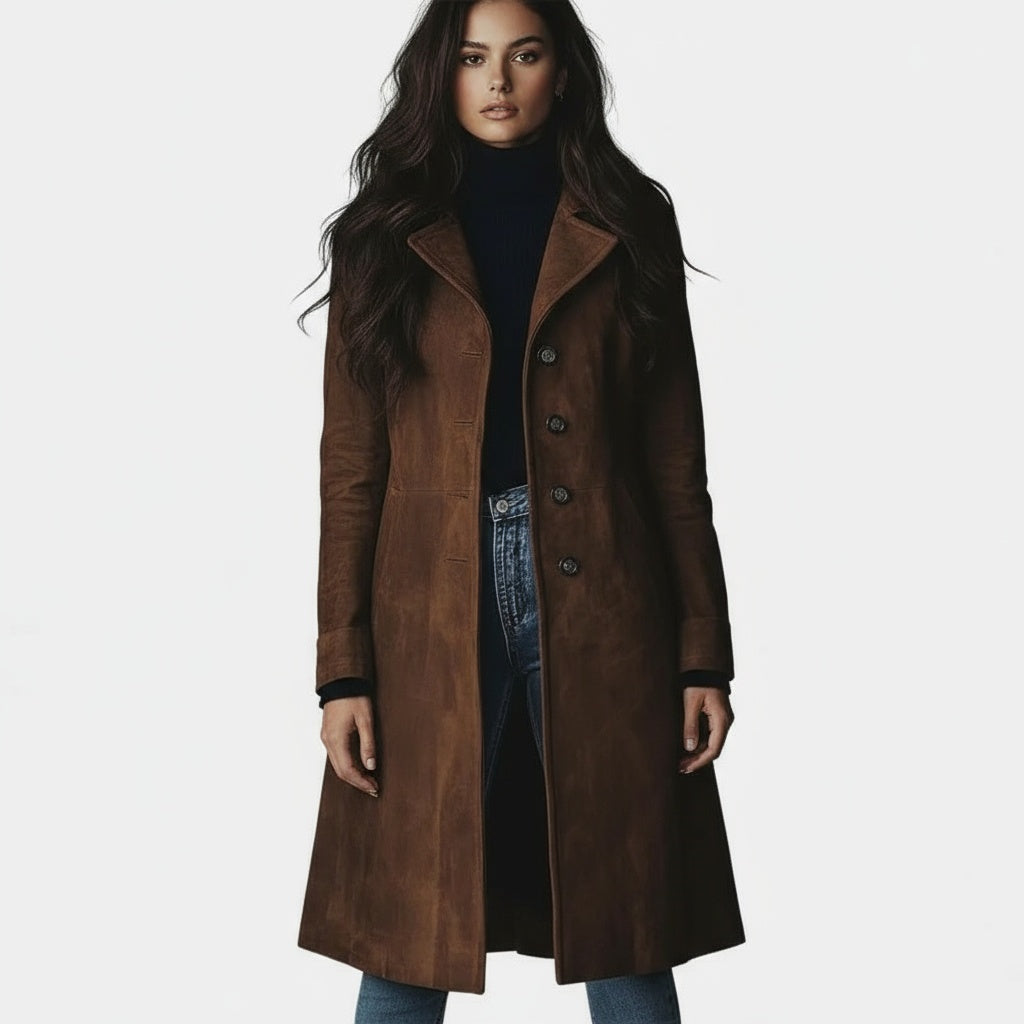 ESMÉE™ | Long Coat with Timeless Elegance and Comfort for Day and City