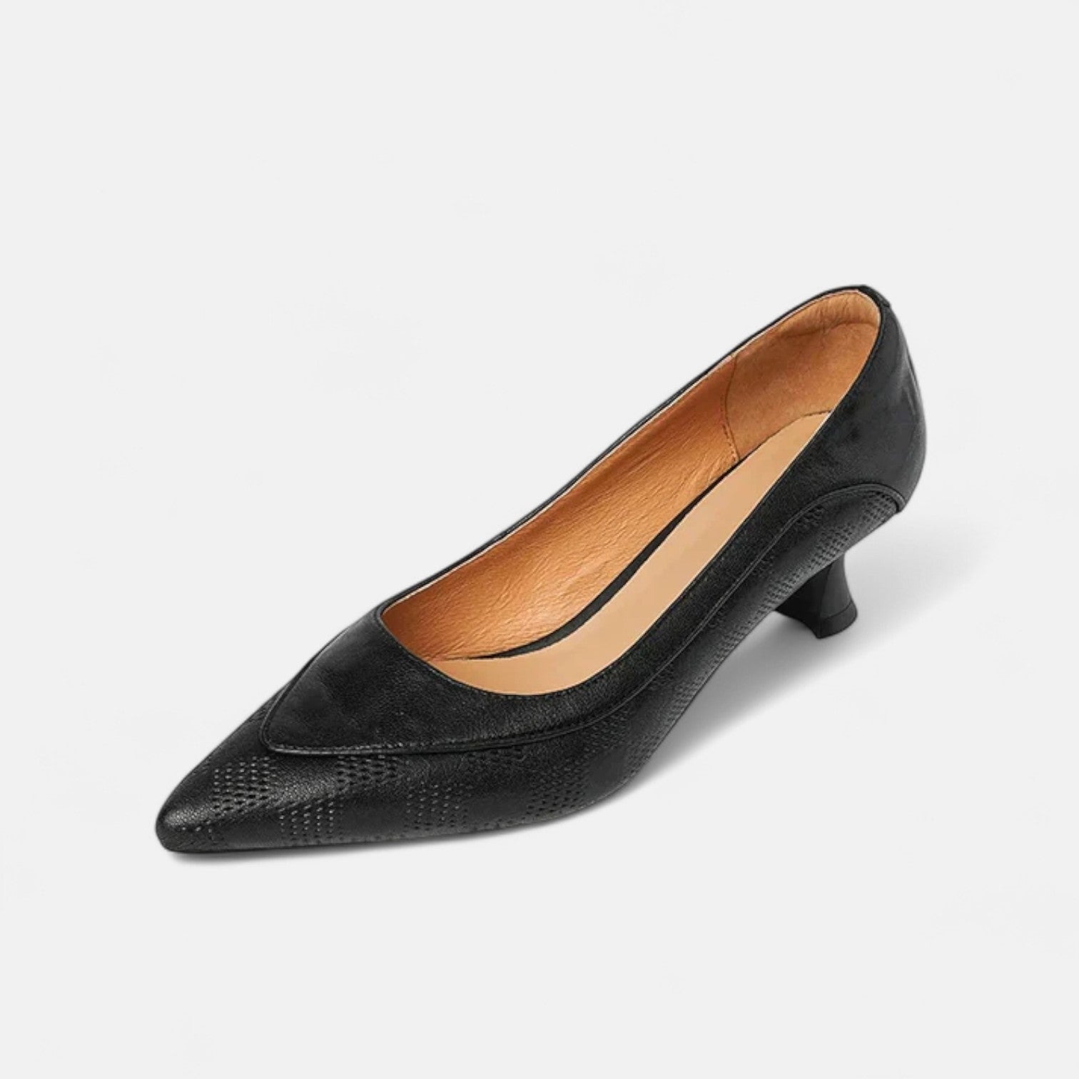 Refined Real Leather Heels