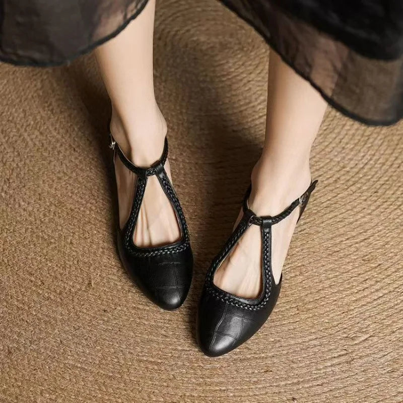 T-Strap Sandals