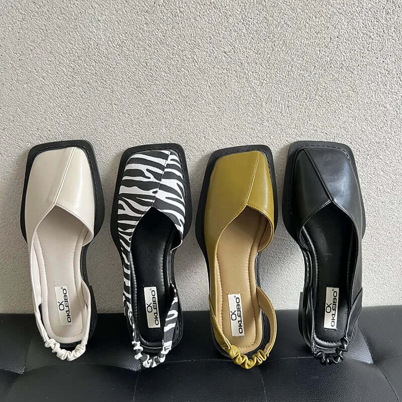 Slip-On Real Leather Flats