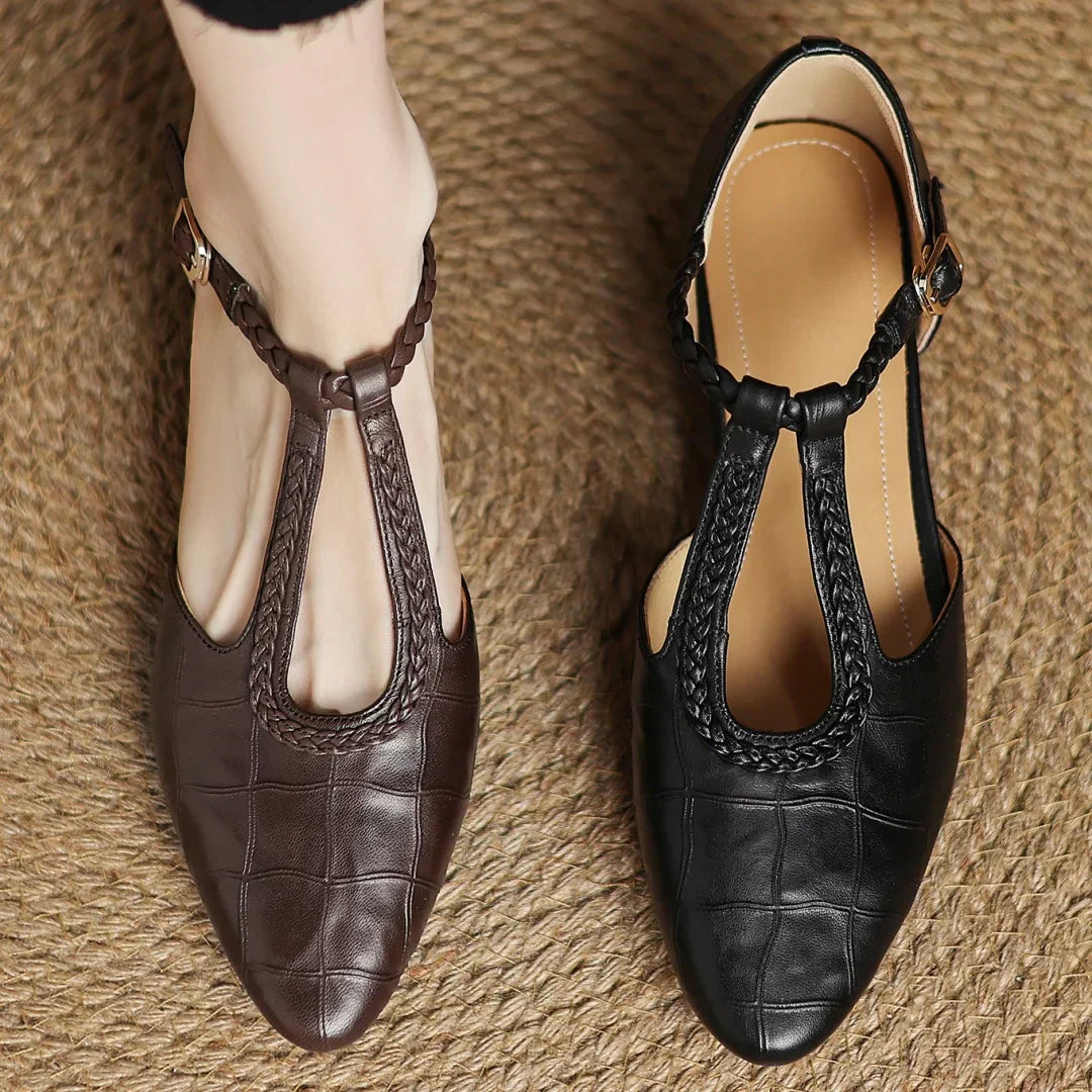 Real Leather Mary Janes