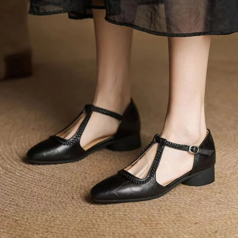 T-Strap Sandals
