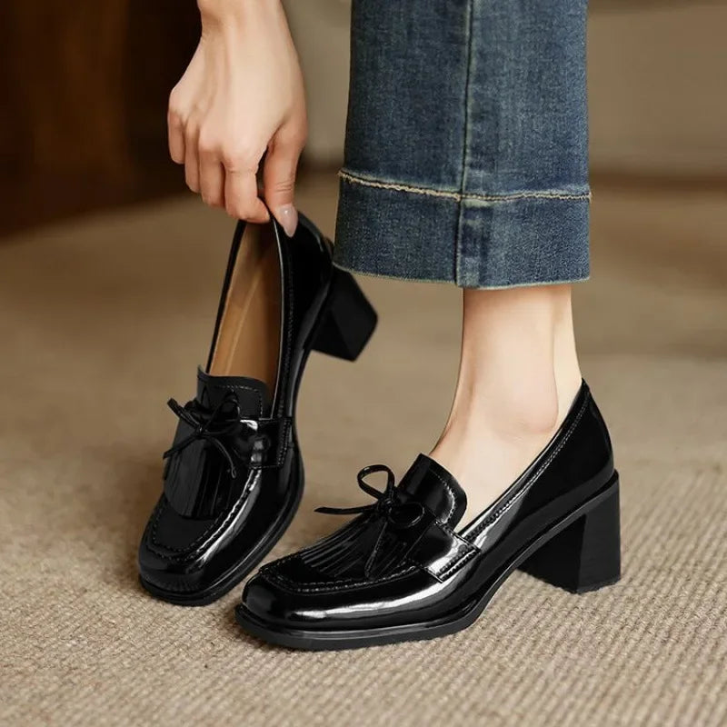 Loafer Real Leather Pumps