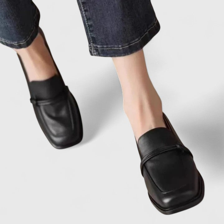 Tiziana | Retro Square Toe Loafer