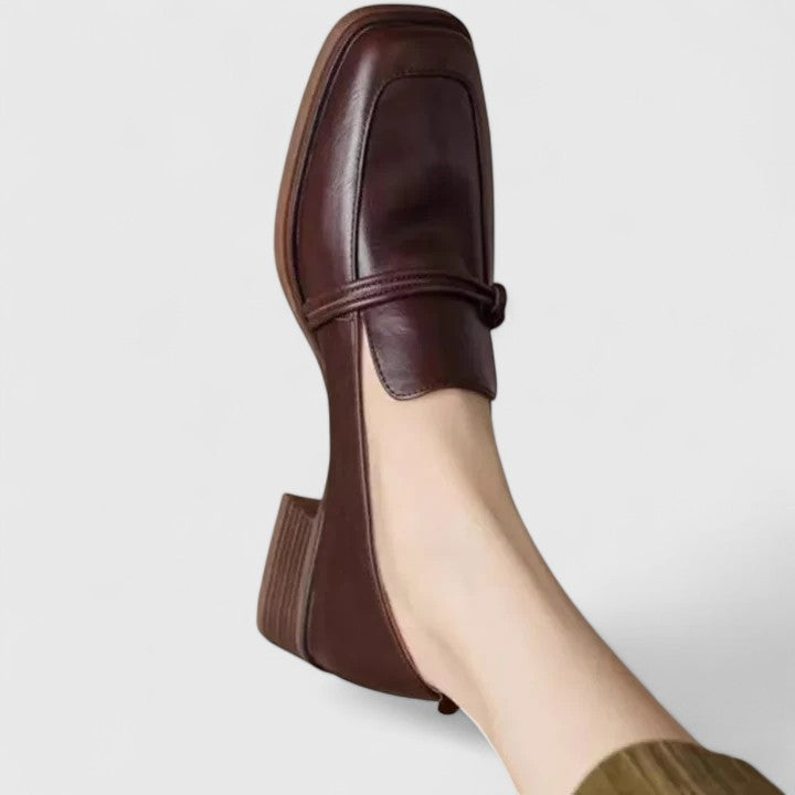 Tiziana | Retro Square Toe Loafer