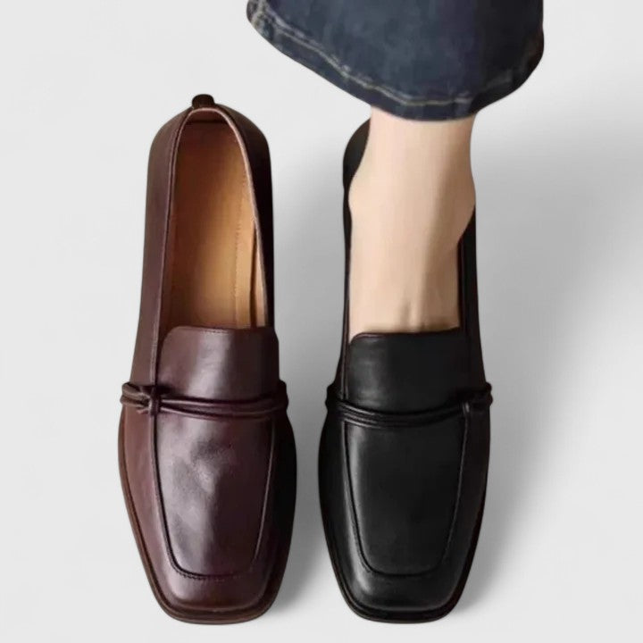 Tiziana | Retro Square Toe Loafer