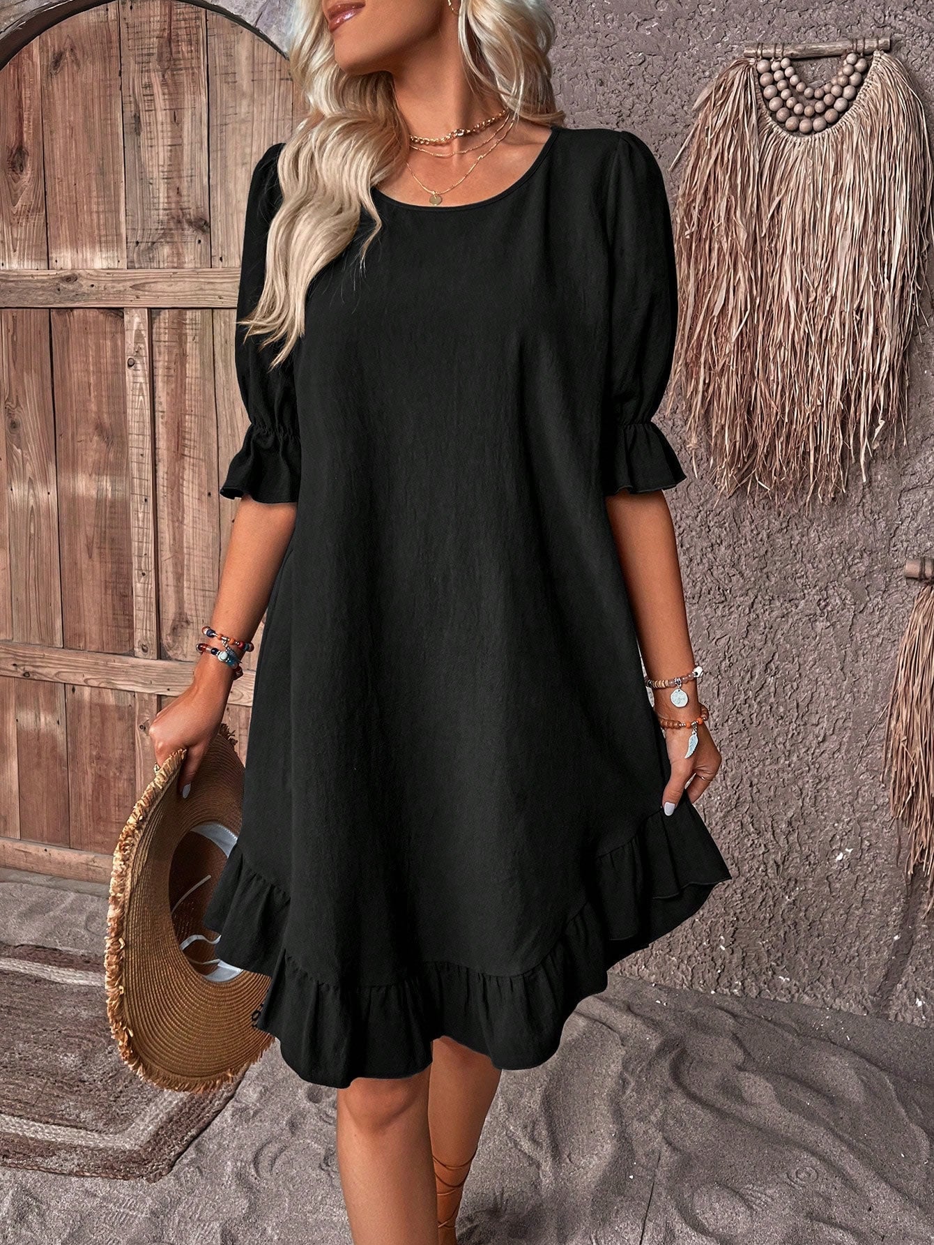 Sofia | Midi Dress with Flattering Line and Versatile Elegance for Day and Night