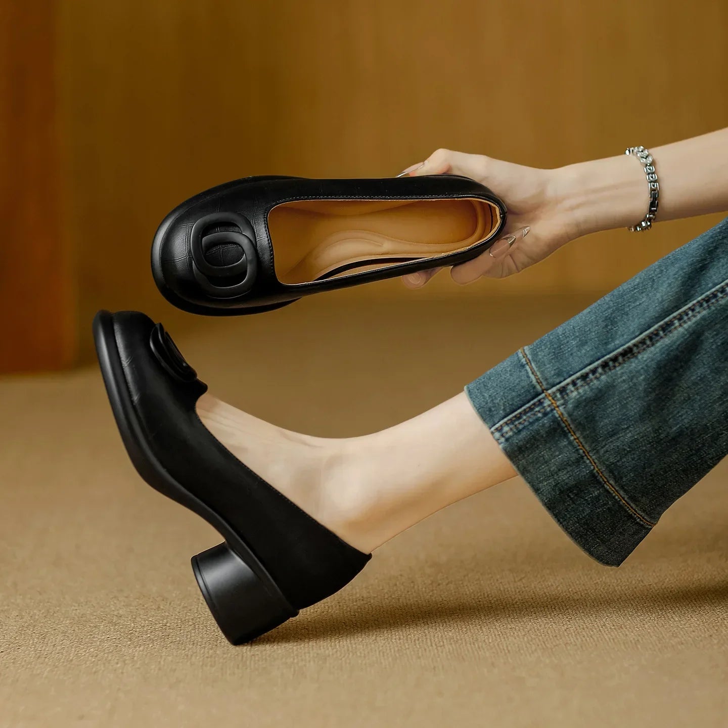 Elodie | Classic Comfort Heels