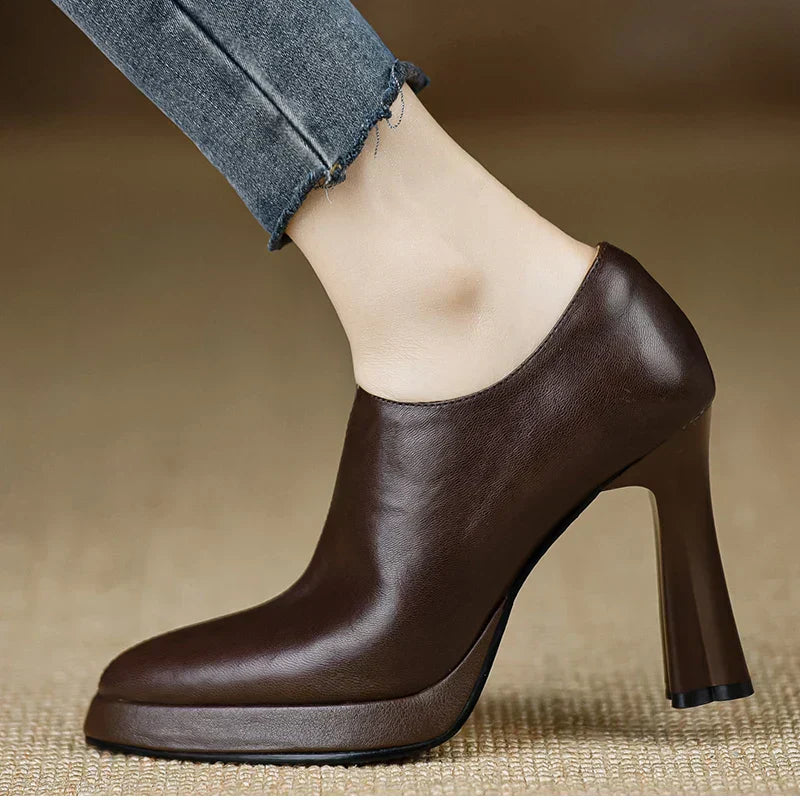 Stylish Real Leather Pumps