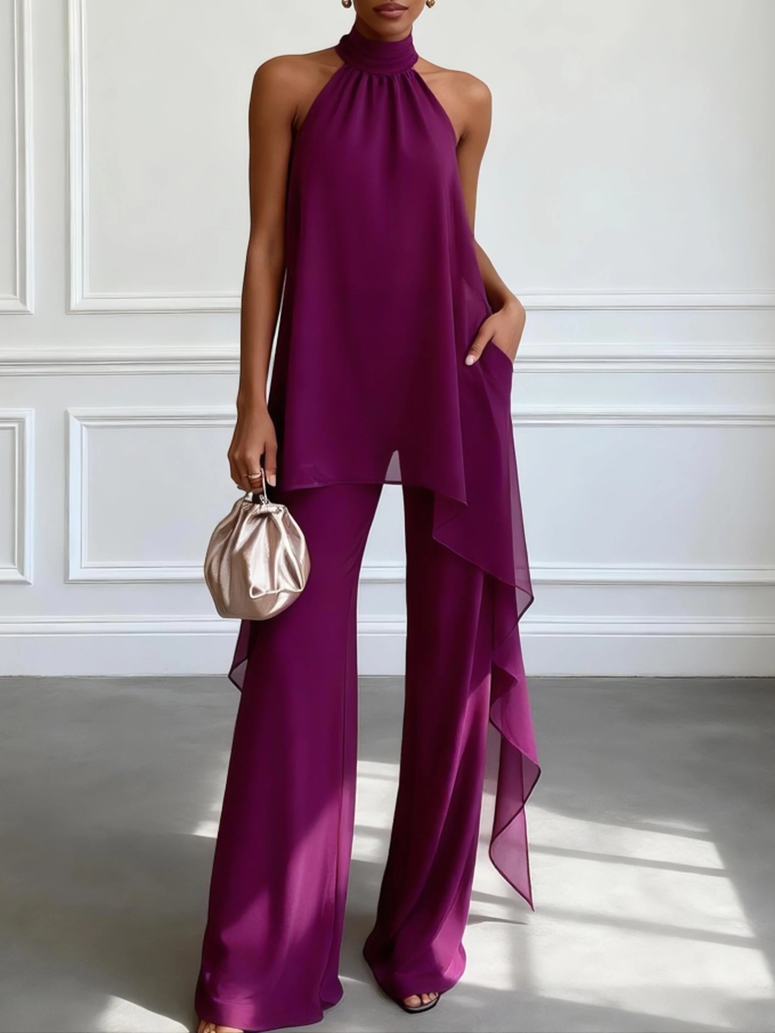 Lilac Elegance Two-Piece Set