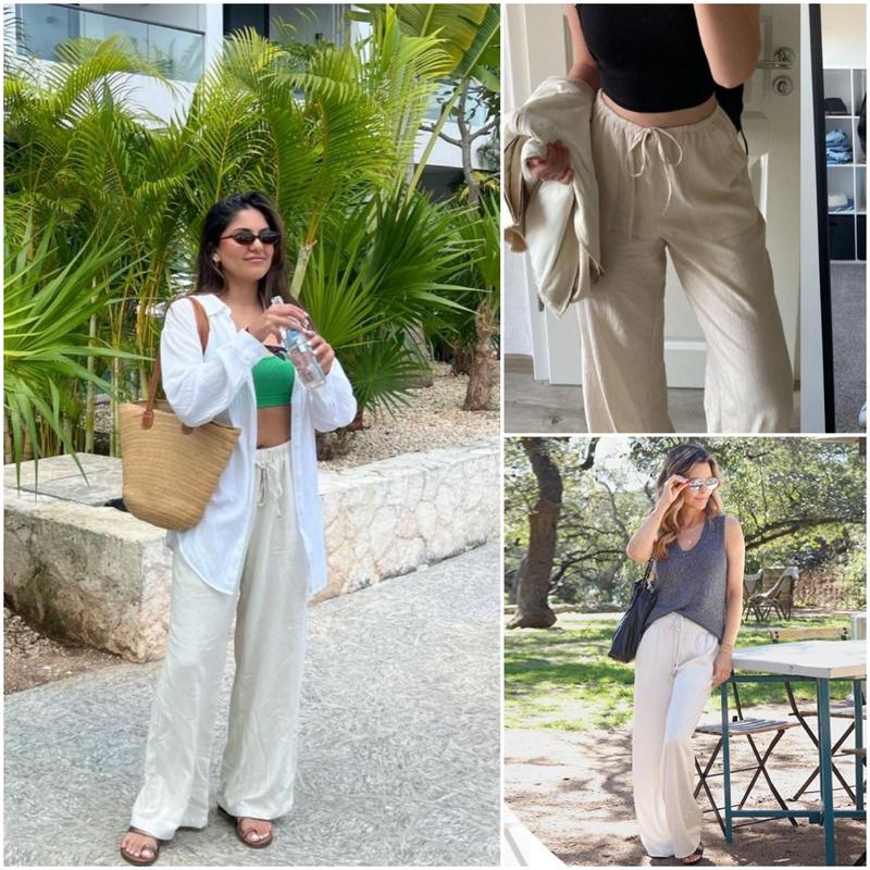 GABRIELLA | Summer Pants with Wide Legs for Maximum Comfort and Elegant Day Style