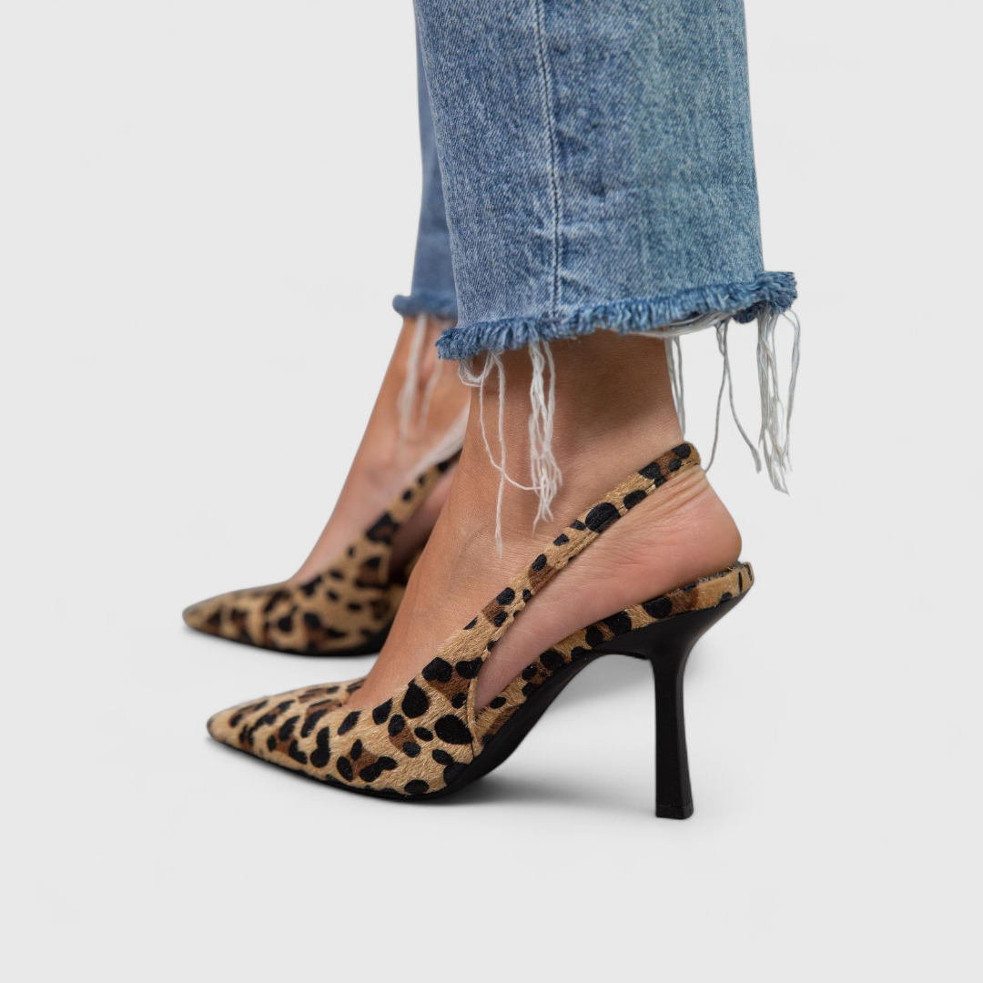 Glamorous Orthopedic Real Leather Heels