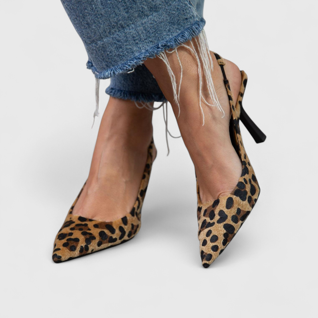 Glamorous Orthopedic Real Leather Heels