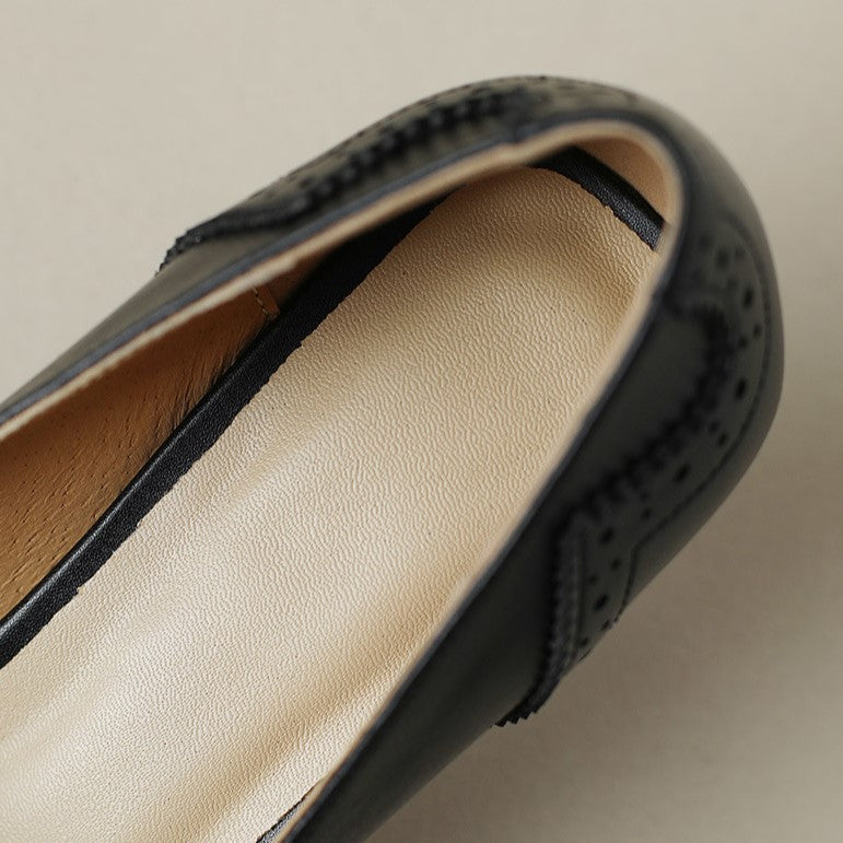 Celora Leather Pumps with Ribbon