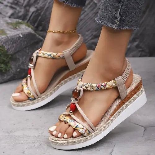 SANNE | Comfortable Low-Heeled Sandals for Every Summer Occasion