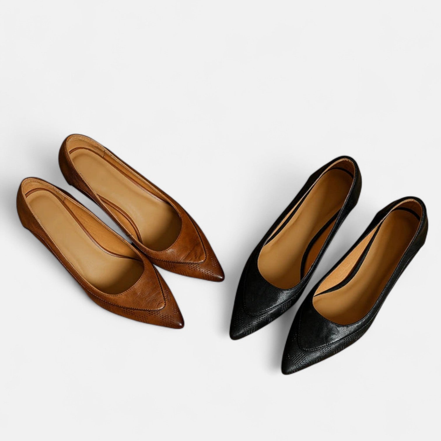Refined Real Leather Heels