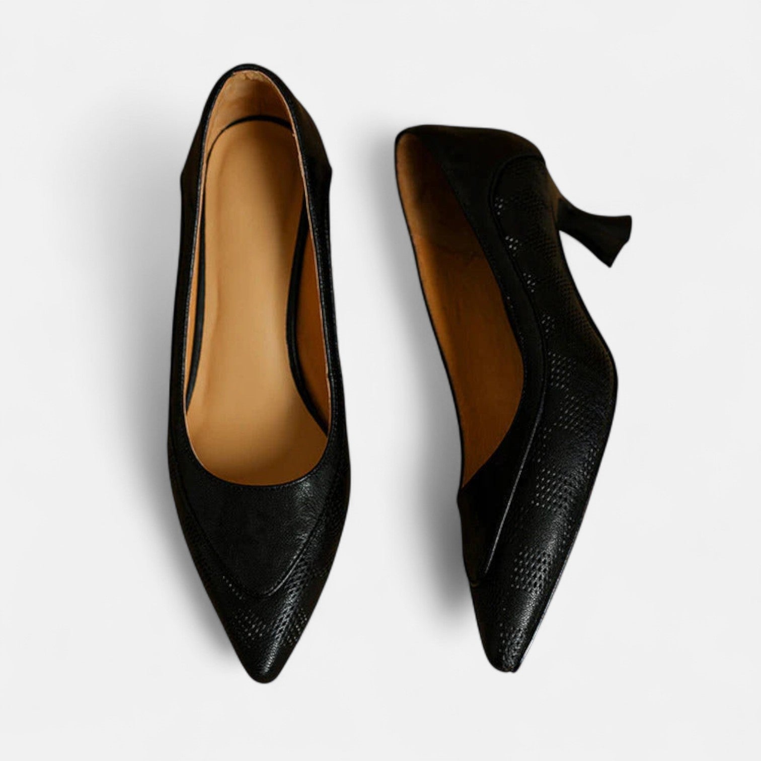 Refined Real Leather Heels