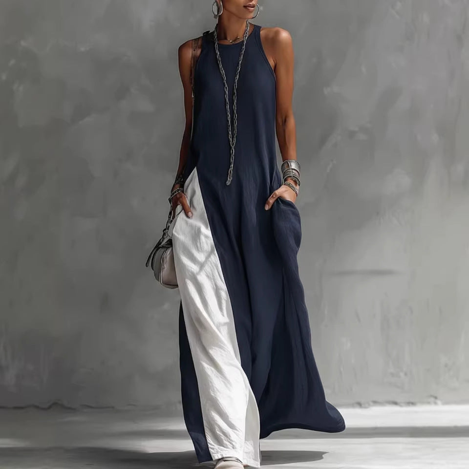 SAIGE | Airy Maxi Dress with Flattering Fit and Pockets