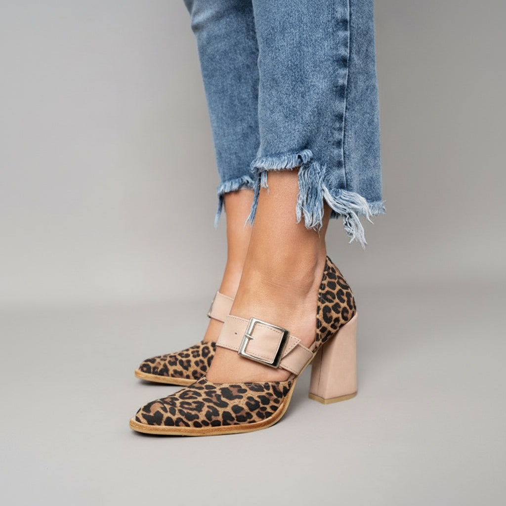 Timeless Elegant Real Leather Heels