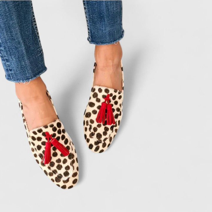 Simona | Leopard Print Comfort Loafers