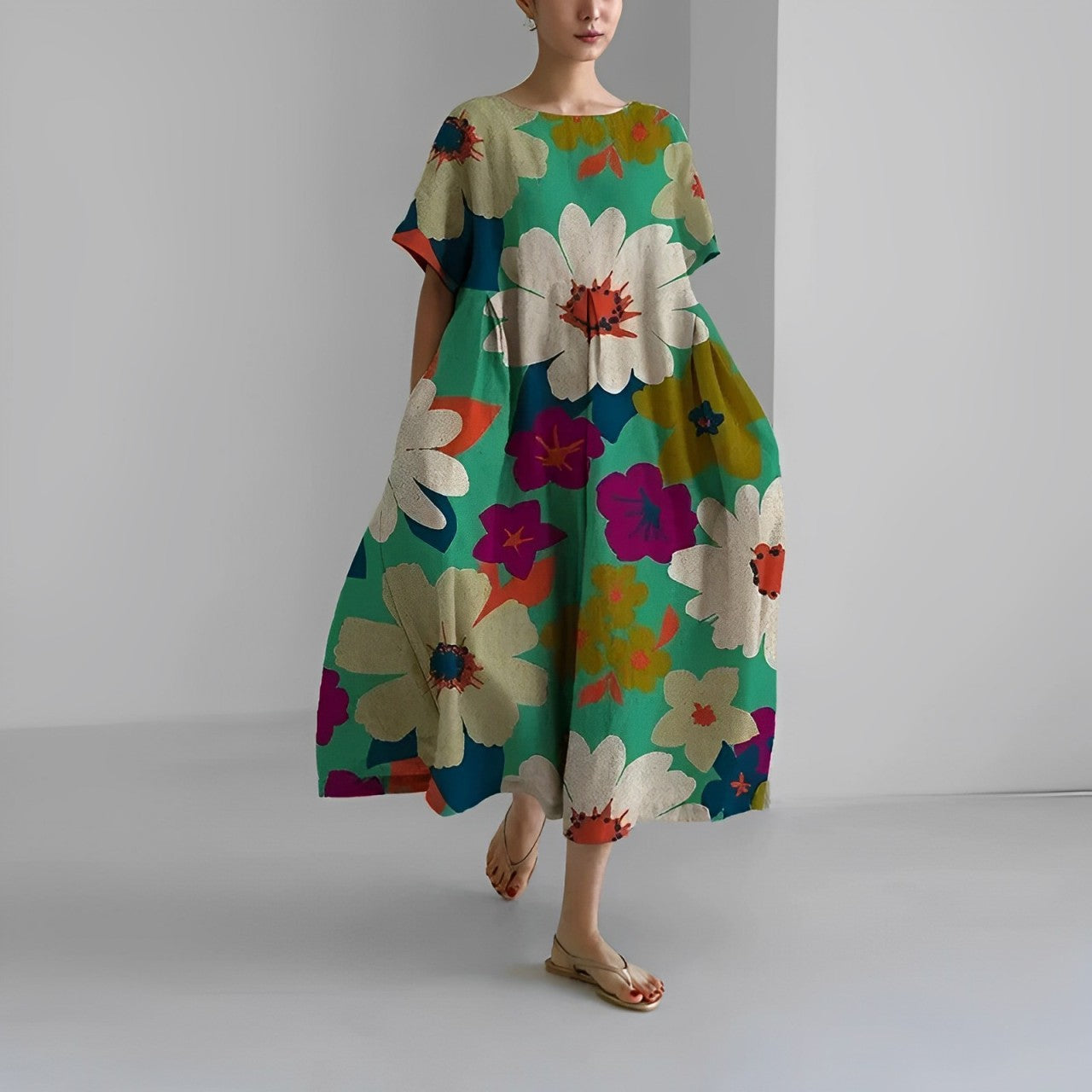 CÉLESTINE | Bohemian Flower Dress for a Natural and Romantic Style