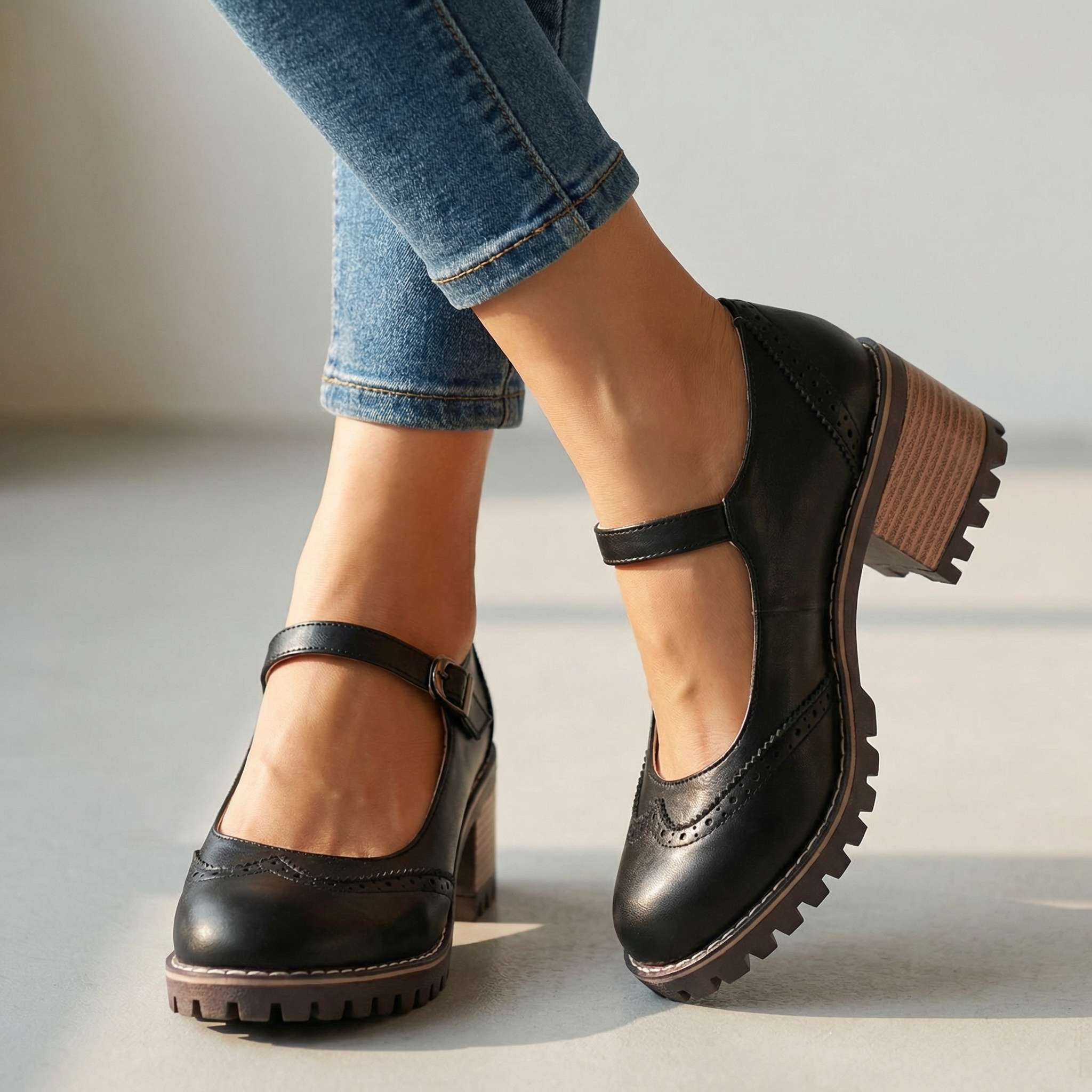 Vintage Heels with Strap