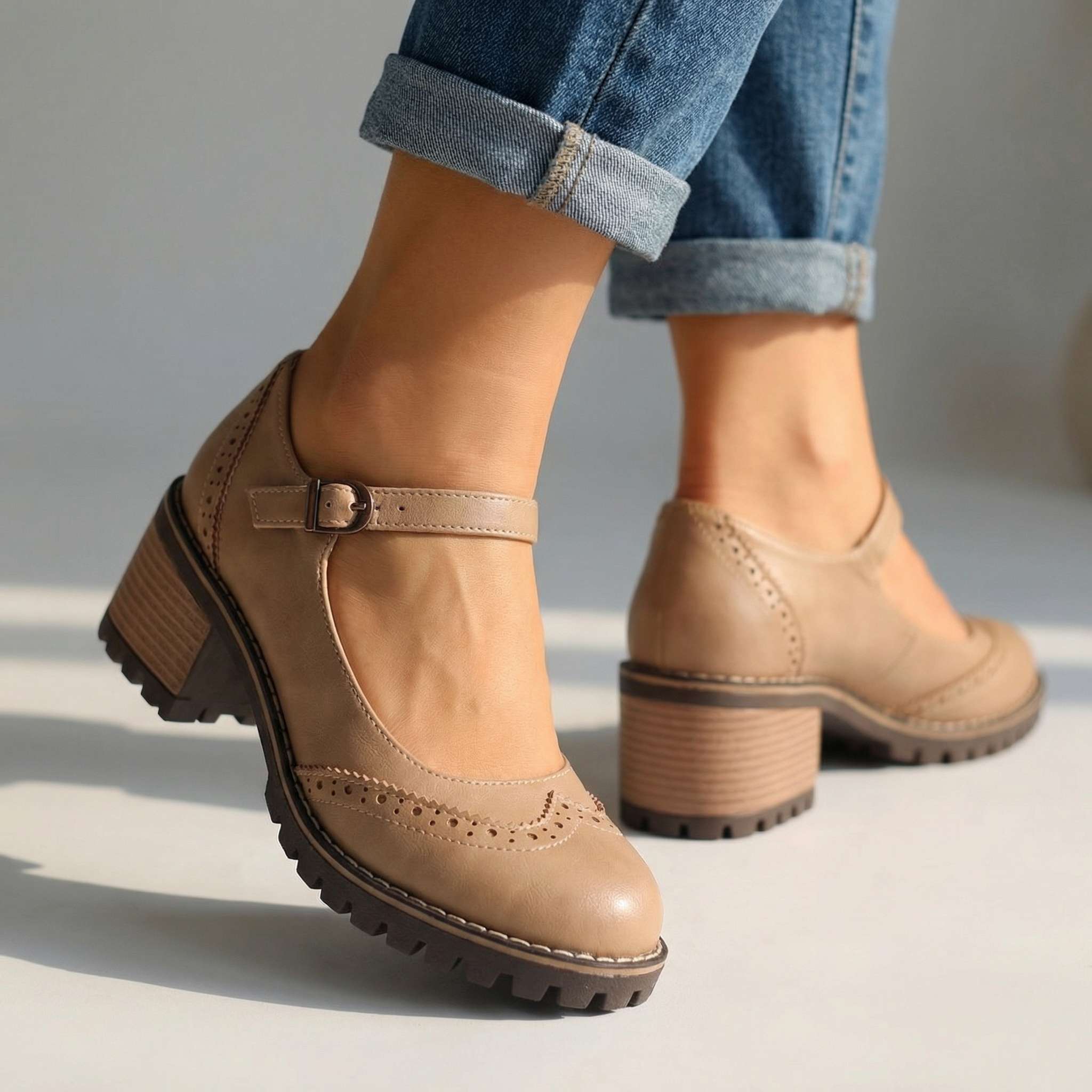 Vintage Heels with Strap