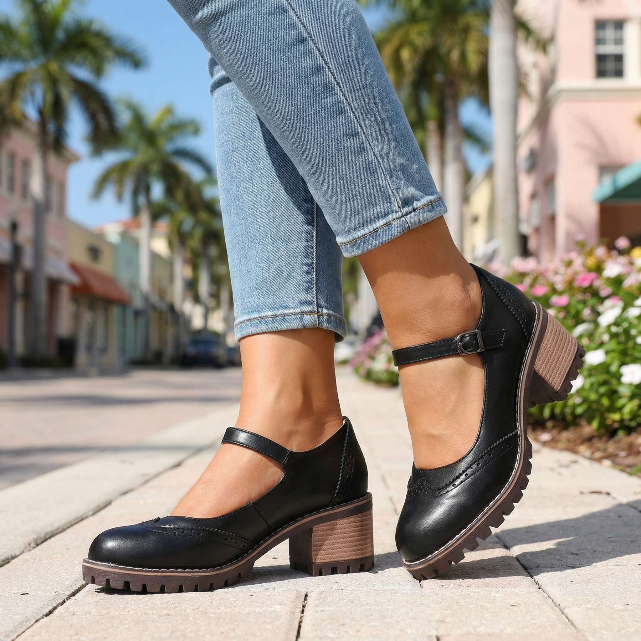 Vintage Heels with Strap