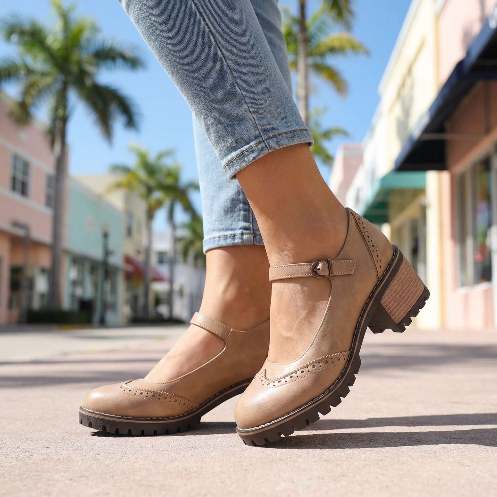 Vintage Heels with Strap