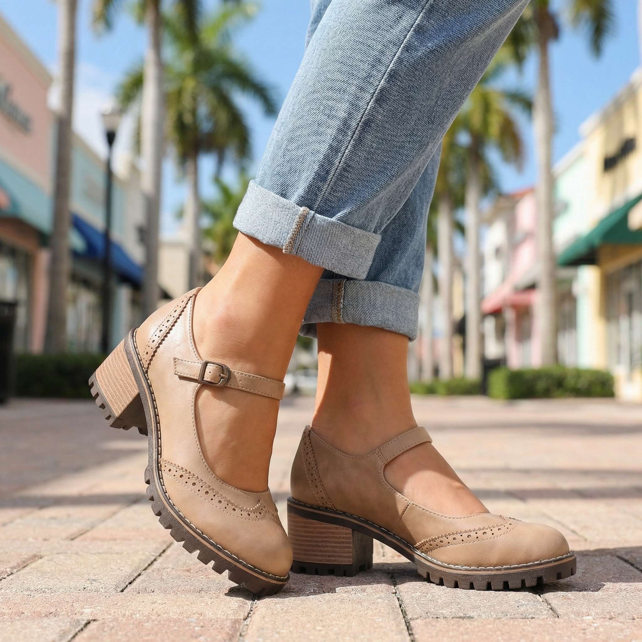 Vintage Heels with Strap