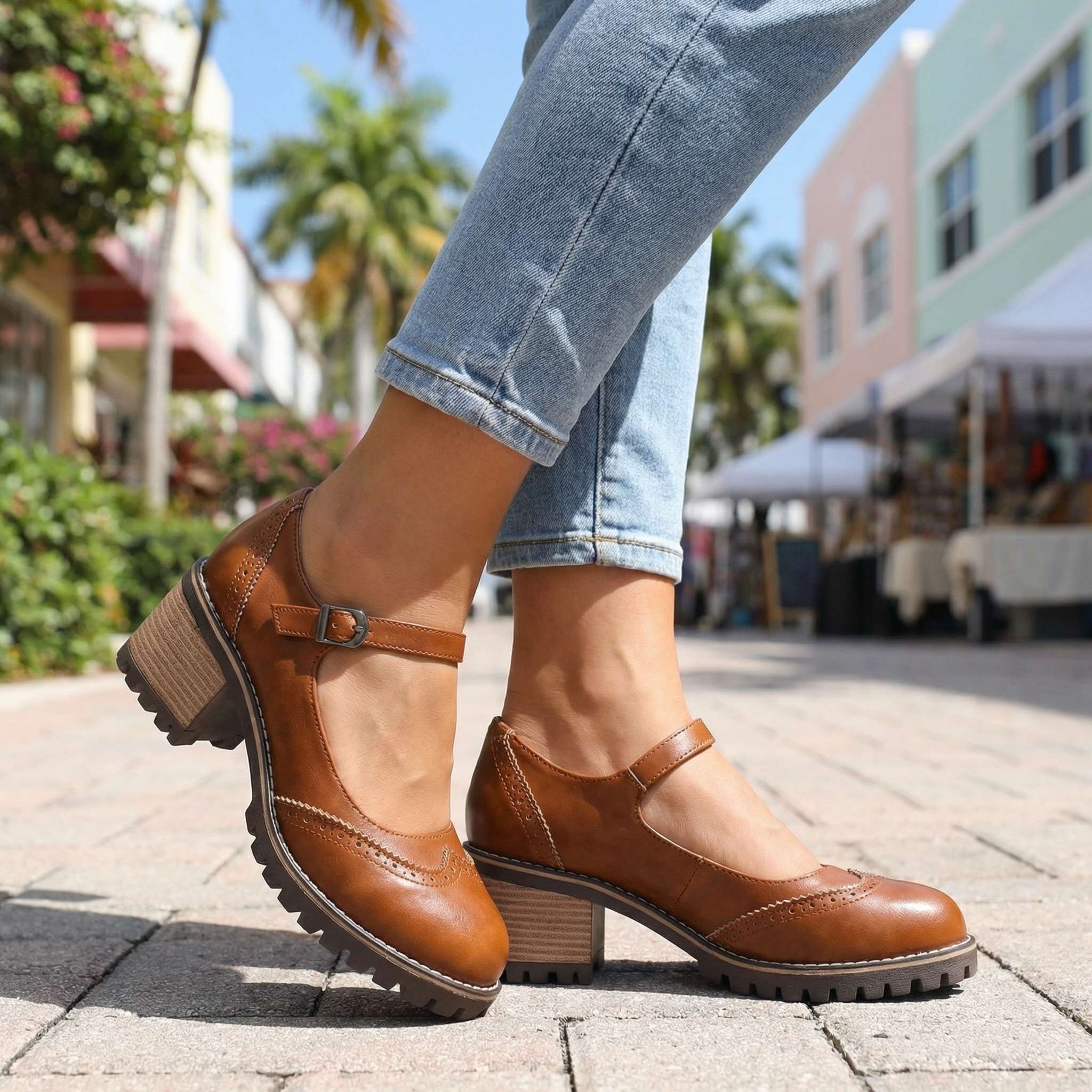 Vintage Heels with Strap
