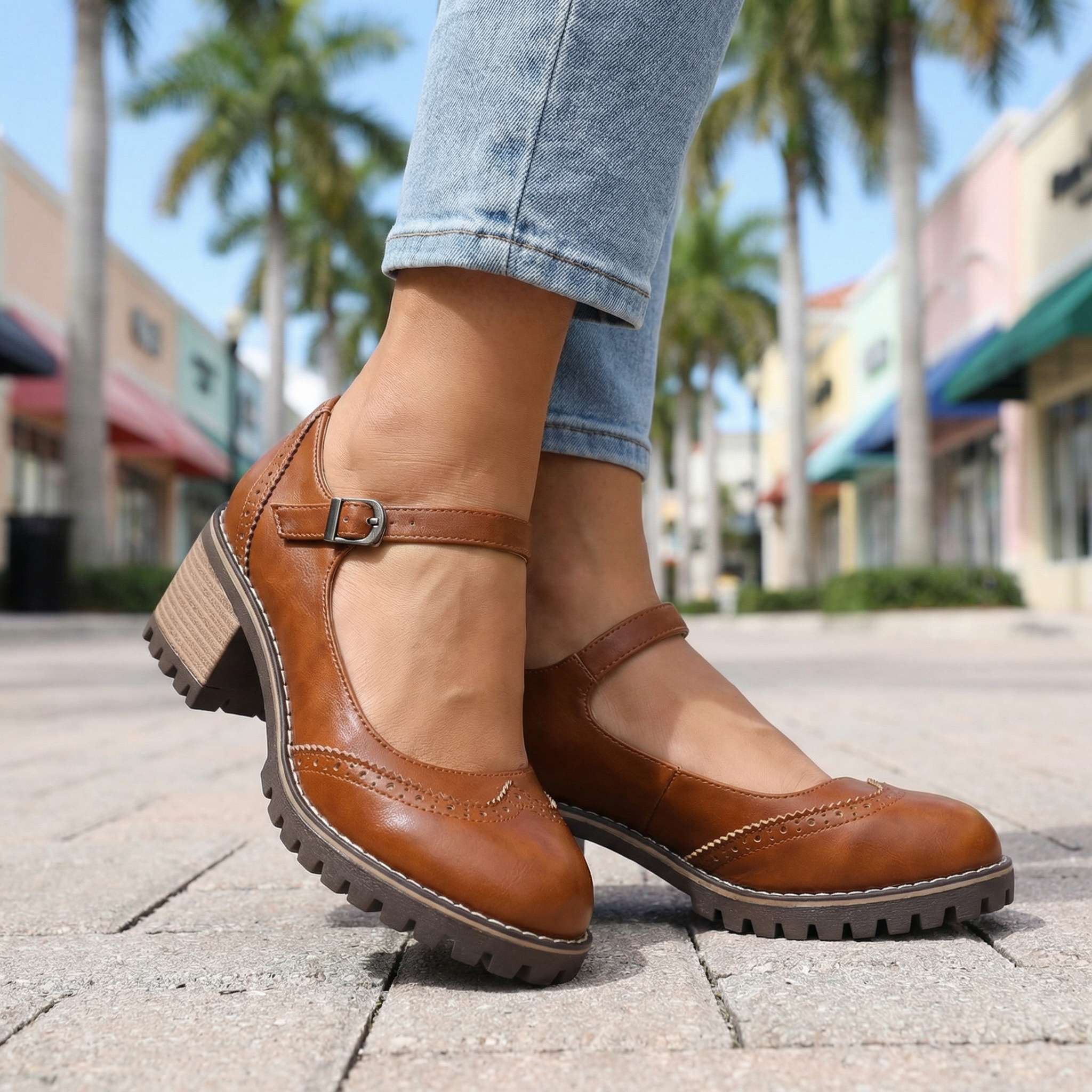 Vintage Heels with Strap