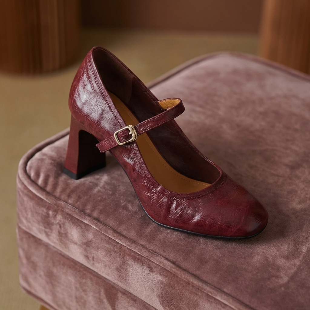 Monroe Leather Heels