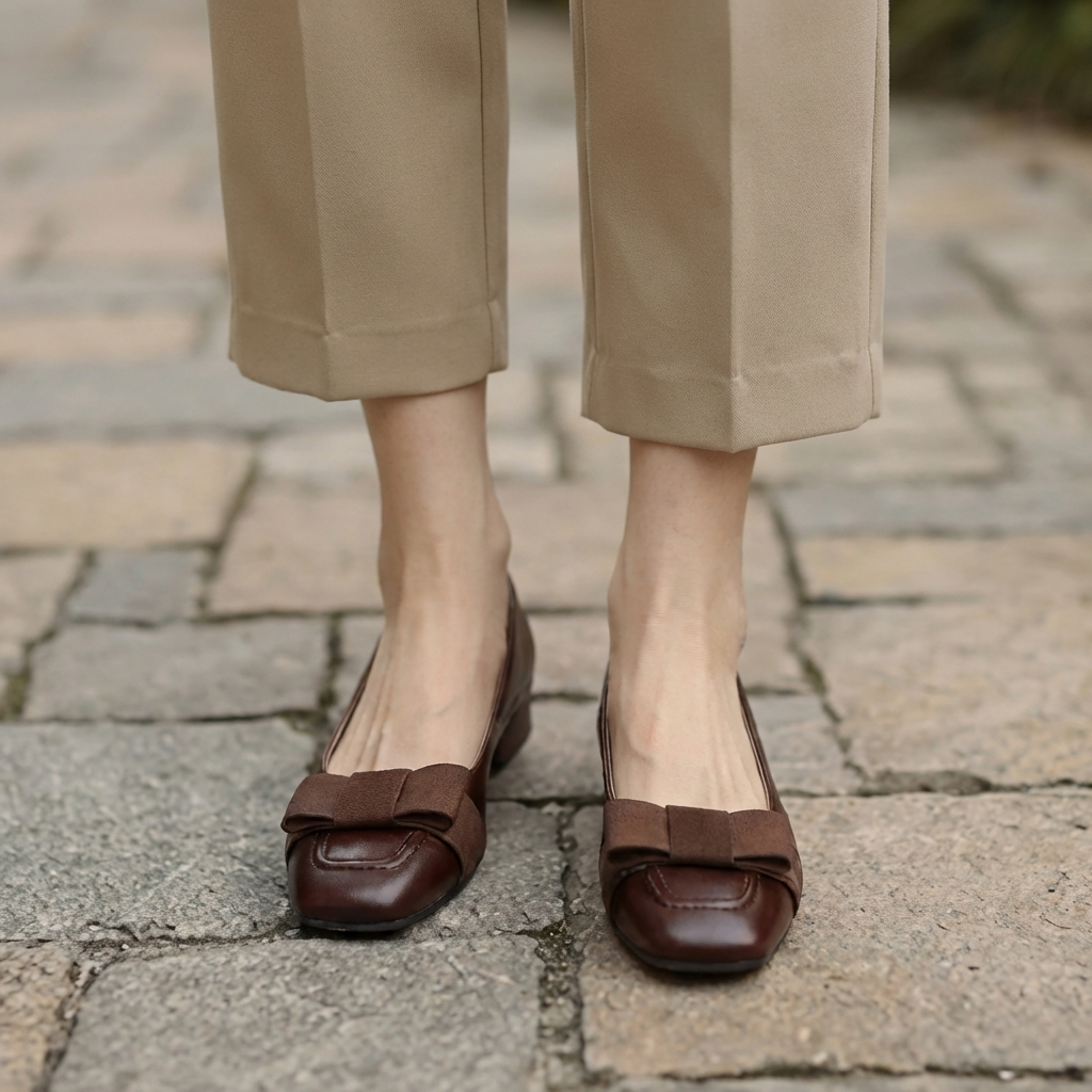 Camille Leather Ballet Flats