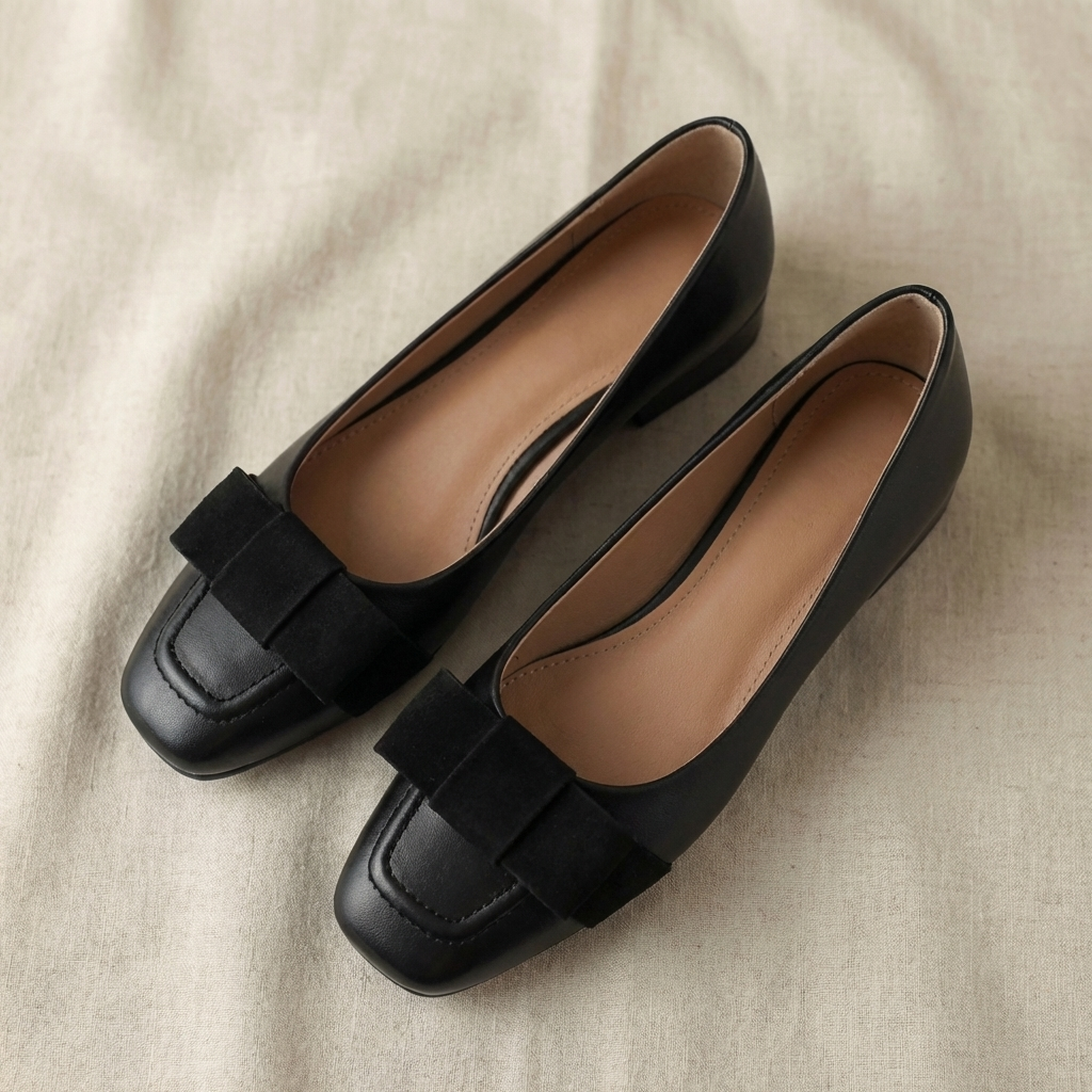 Camille Leather Ballet Flats
