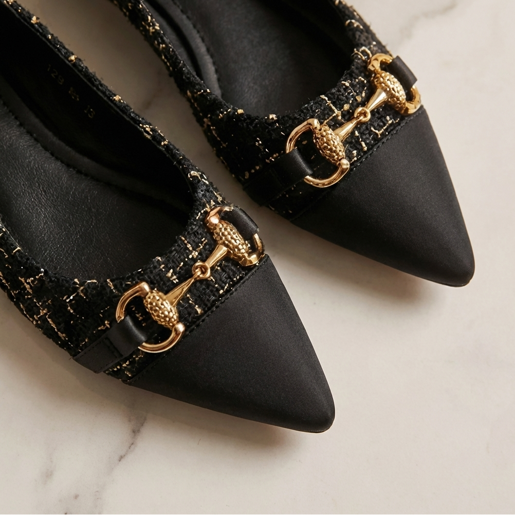 Verona Tweed Ballet Flats