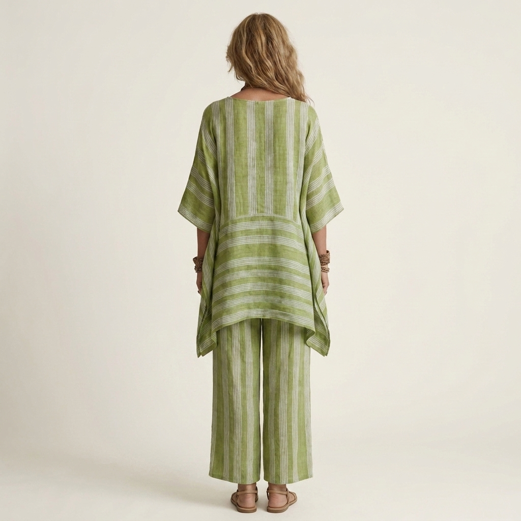 Kiara | Two-Piece Striped Set
