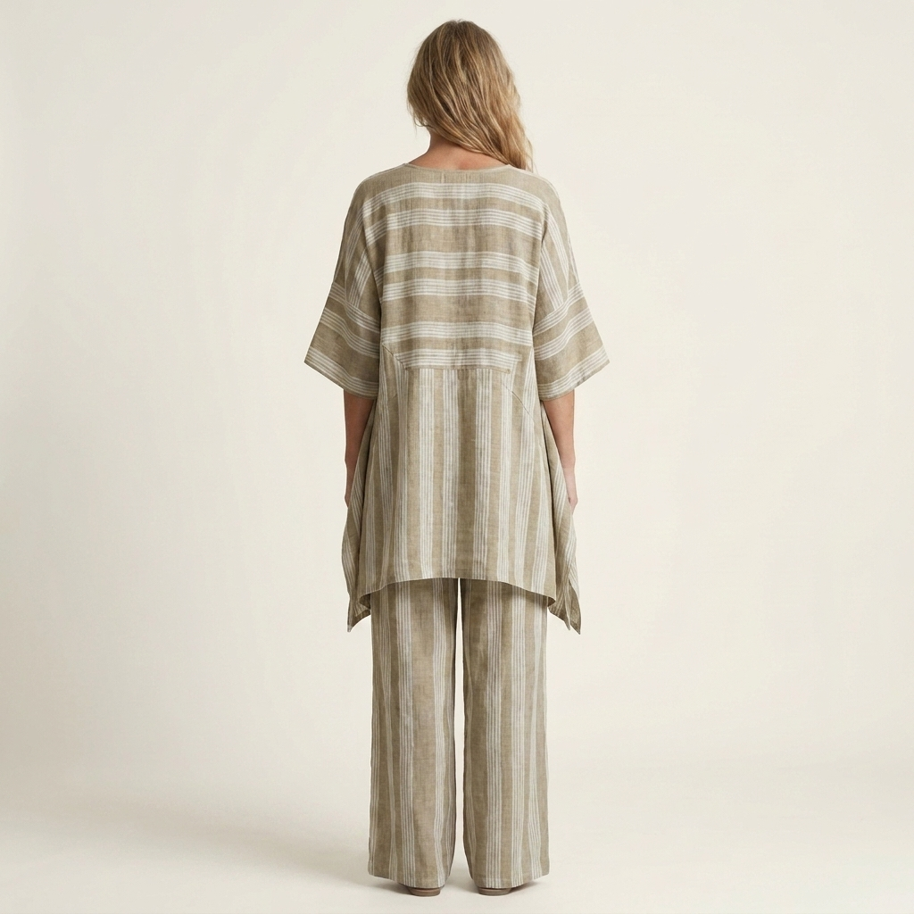 Kiara | Two-Piece Striped Set